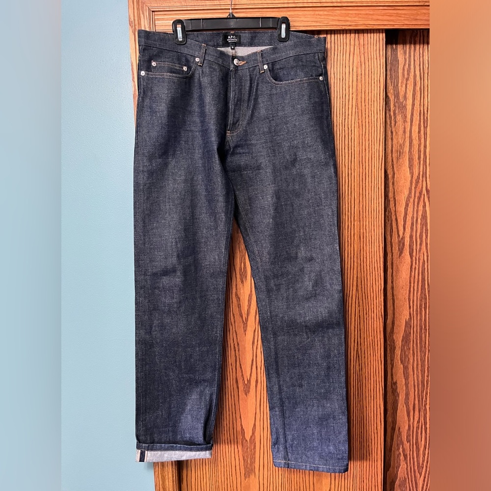 A.P.C. New Standard Straight Fit Jeans in Indigo